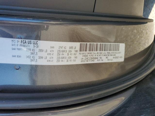 2C4RC1EG9KR508440 - 2019 CHRYSLER PACIFICA TOURING L PLUS GRAY photo 12
