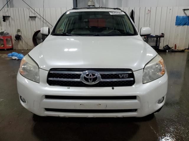 JTMBK31V975032599 - 2007 TOYOTA RAV4 LIMITED WHITE photo 5