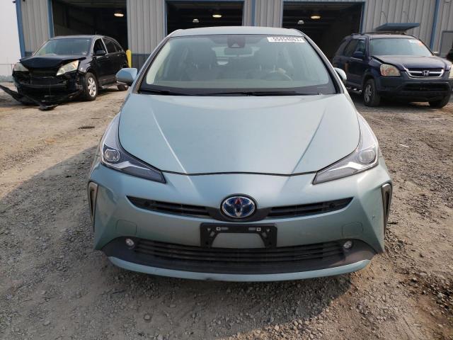 JTDL9MFU3N3032936 - 2022 TOYOTA PRIUS LE TURQUOISE photo 5