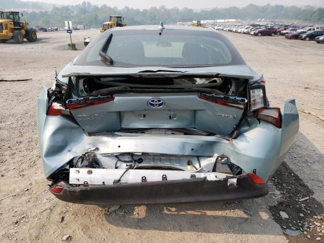 JTDL9MFU3N3032936 - 2022 TOYOTA PRIUS LE TURQUOISE photo 6