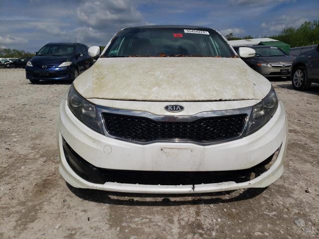 5XXGR4A61CG067675 - 2012 KIA OPTIMA SX WHITE photo 5