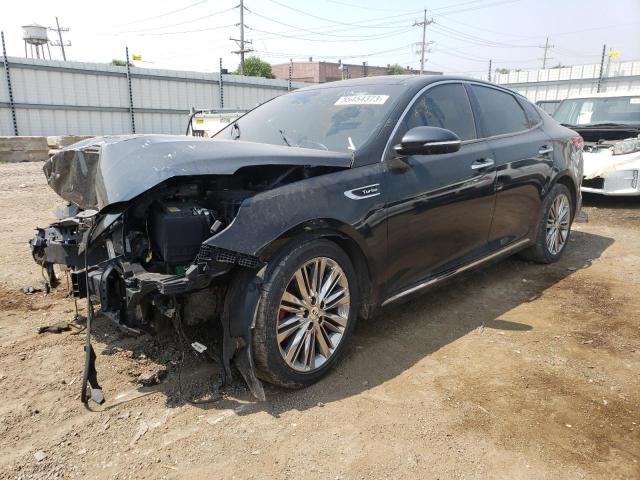 5XXGV4L2XJG195674 - 2018 KIA OPTIMA SXL BLACK photo 1