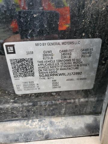 5GAERBKW9LJ172892 - 2020 BUICK ENCLAVE ESSENCE 黑色 照片 13