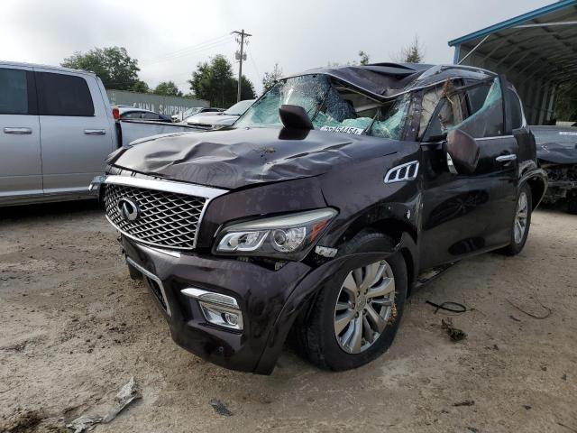 JN8AZ2NF2F9570643 - 2015 INFINITI QX80 BURGUNDY photo 1