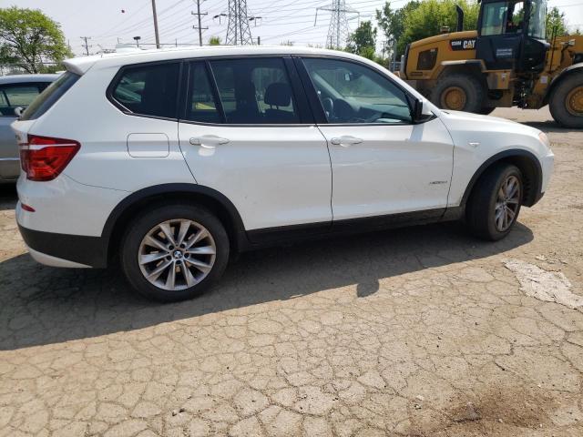 5UXWX9C52D0A12983 - 2013 BMW X3 XDRIVE28I WHITE photo 3