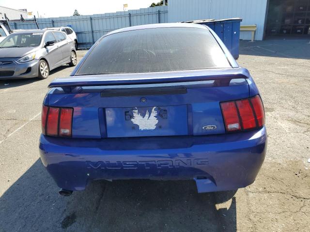 1FAFP40634F144801 - 2004 FORD MUSTANG BLUE photo 6