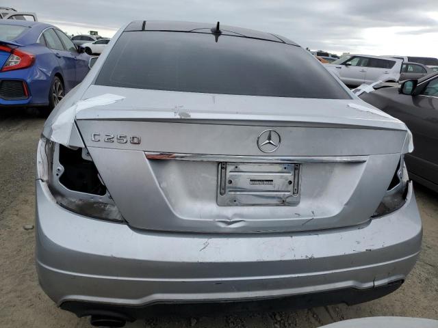 WDDGJ4HB5CF787284 - 2012 MERCEDES-BENZ C 250 SILVER photo 6