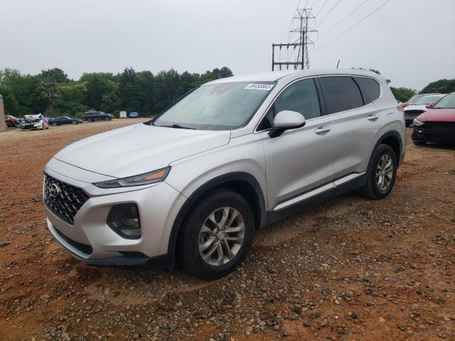 5NMS23AD6KH020892 - 2019 HYUNDAI SANTA FE SE SILVER photo 1