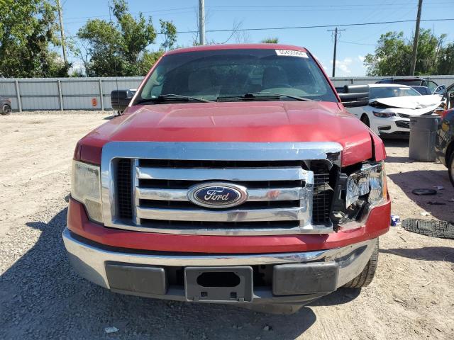 1FTEW1C85AFA27222 - 2010 FORD F150 SUPERCREW RED photo 5