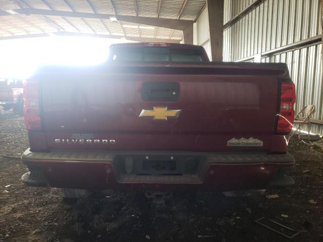 3GCUKTEJ8EG472223 - 2014 CHEVROLET SILVERADO K1500 HIGH COUNTRY MAROON photo 6