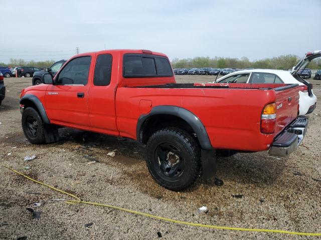 5TESM92N02Z073639 - 2002 TOYOTA TACOMA XTRACAB PRERUNNER წითელი ფოტო 2