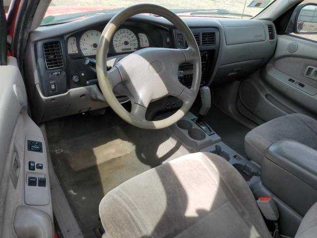5TESM92N02Z073639 - 2002 TOYOTA TACOMA XTRACAB PRERUNNER წითელი ფოტო 8
