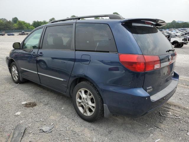 5TDZA22C95S316430 - 2005 TOYOTA SIENNA XLE BLUE photo 2