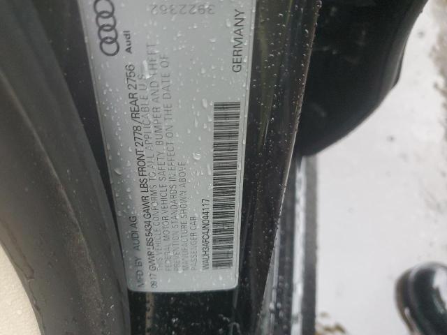 WAUH3AFC4JN044117 - 2018 AUDI A6 PRESTIGE შავი ფოტო 12