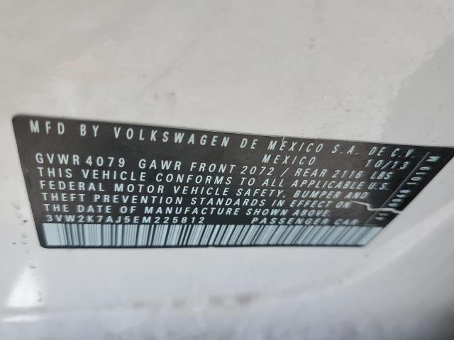 3VW2K7AJ5EM225812 - 2014 VOLKSWAGEN JETTA BASE Gümüş foto 12