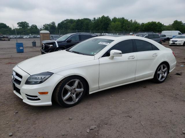 WDDLJ9BB8DA084877 - 2013 MERCEDES-BENZ CLS 550 4MATIC WHITE photo 1