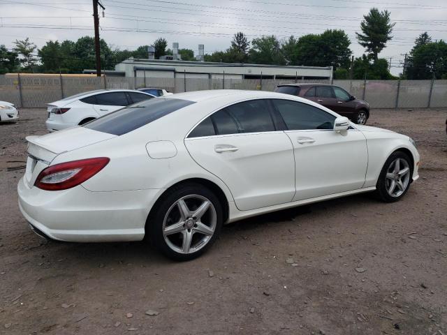 WDDLJ9BB8DA084877 - 2013 MERCEDES-BENZ CLS 550 4MATIC WHITE photo 3