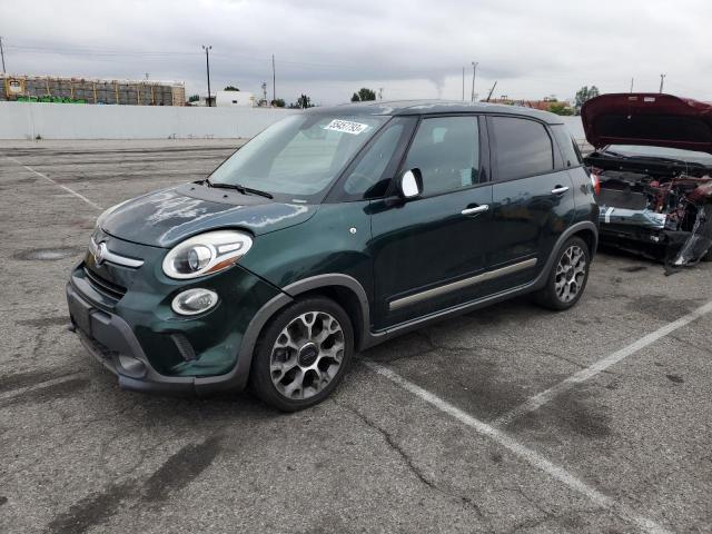 ZFBCFADH0EZ010261 - 2014 FIAT 500L TREKKING GREEN photo 1