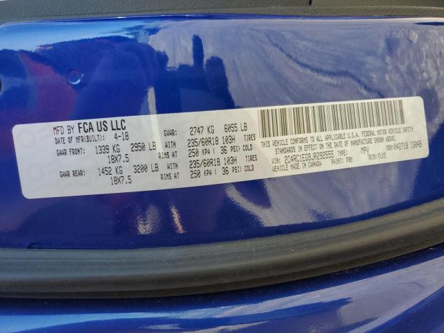 2C4RC1EG9JR292555 - 2018 CHRYSLER PACIFICA TOURING L PLUS BLUE photo 14