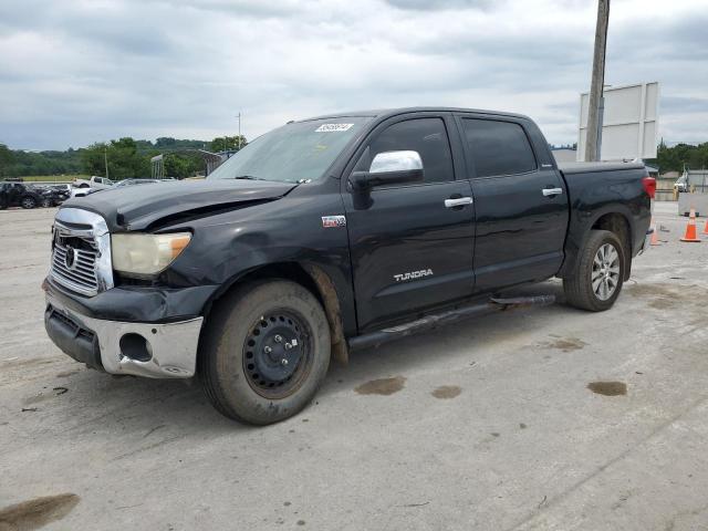 5TFHW5F12AX107977 - 2010 TOYOTA TUNDRA CREWMAX LIMITED BLACK photo 1