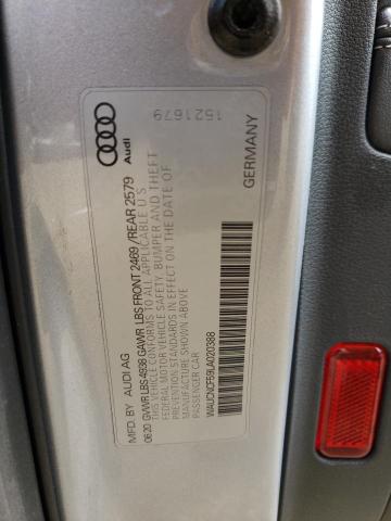 WAUCNCF59LA020388 - 2020 AUDI A5 PREMIUM PLUS SILVER photo 12