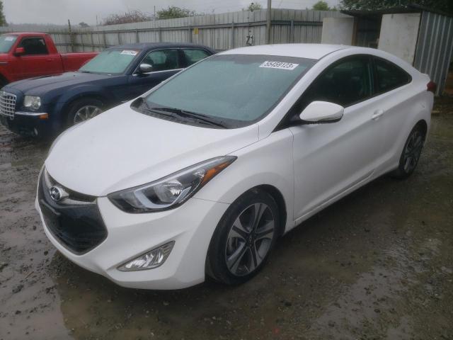 KMHDH6AH5EU025408 - 2014 HYUNDAI ELANTRA CO GS WHITE photo 1