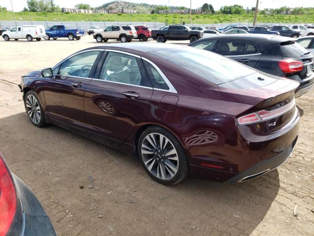 3LN6L5FC8HR626757 - 2017 LINCOLN MKZ RESERVE BURGUNDY photo 2