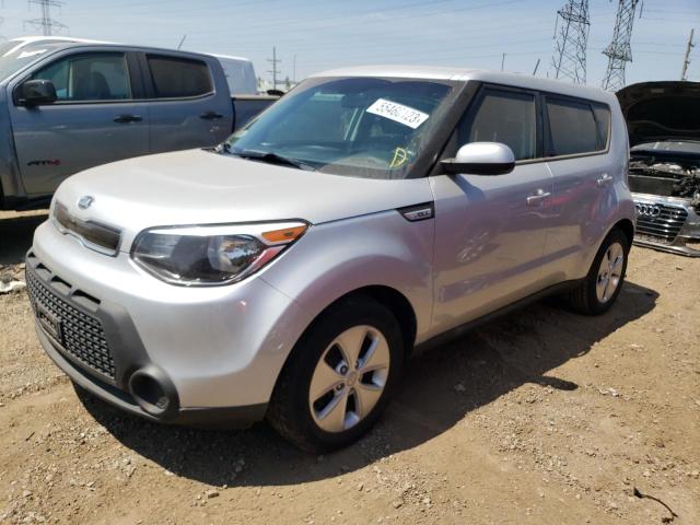 KNDJP3A52F7770180 - 2015 KIA SOUL + SILVER photo 1