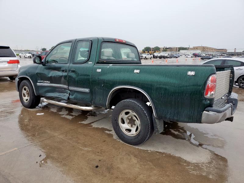 5TBRT34193S376810 - 2003 TOYOTA TUNDRA ACCESS CAB SR5 GREEN photo 2