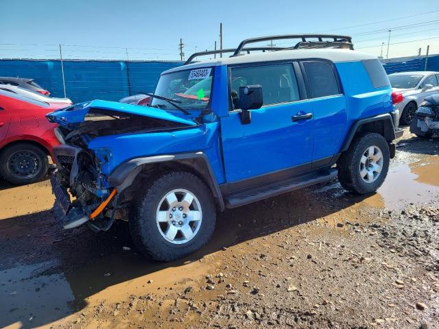 JTEBU11F670035556 - 2007 TOYOTA FJ CRUISER BLUE photo 1