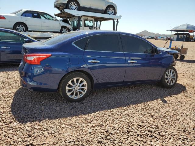 3N1AB7AP2HY352049 - 2017 NISSAN SENTRA S BLUE photo 3