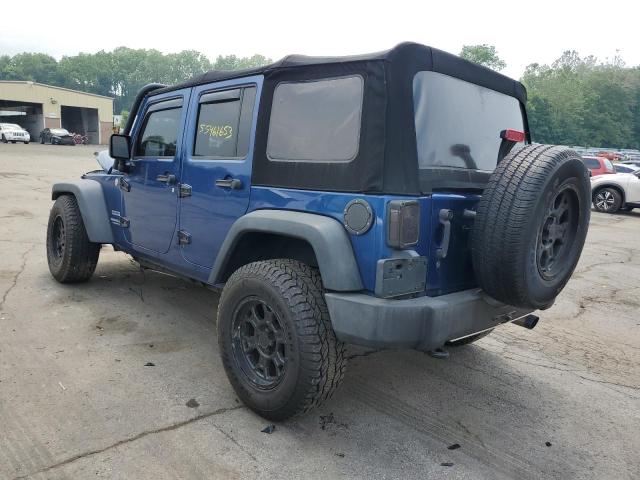 1J4BA3H18AL184151 - 2010 JEEP WRANGLER SPORT BLUE photo 2