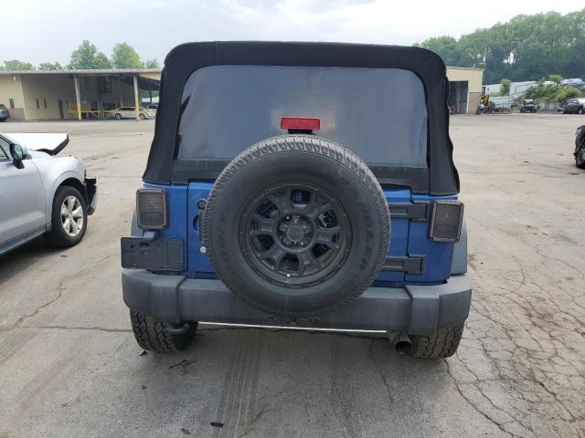 1J4BA3H18AL184151 - 2010 JEEP WRANGLER SPORT BLUE photo 6