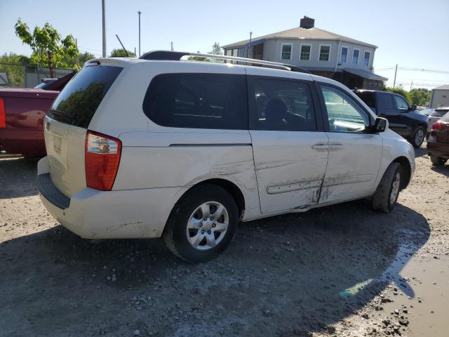 KNDMG4C34A6349879 - 2010 KIA SEDONA LX WHITE photo 3