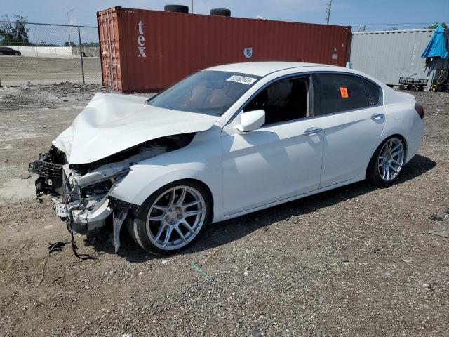 1HGCR2F5XFA173059 - 2015 HONDA ACCORD SPORT WHITE photo 1