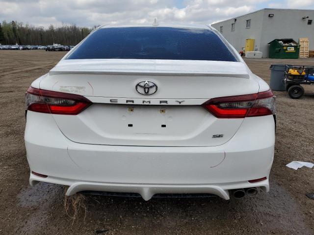 4T1S11AK5RU263890 - 2024 TOYOTA CAMRY SE NIGHT SHADE WHITE photo 6