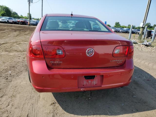 1G4HD57227U132008 - 2007 BUICK LUCERNE CXL RED photo 6