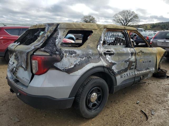 1FM5K8AW6PNA03009 - 2023 FORD EXPLORER POLICE INTERCEPTOR SILVER photo 3
