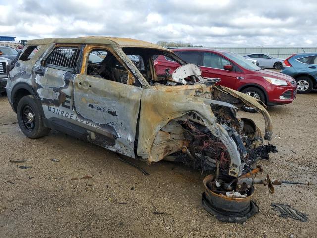 1FM5K8AW6PNA03009 - 2023 FORD EXPLORER POLICE INTERCEPTOR SILVER photo 4