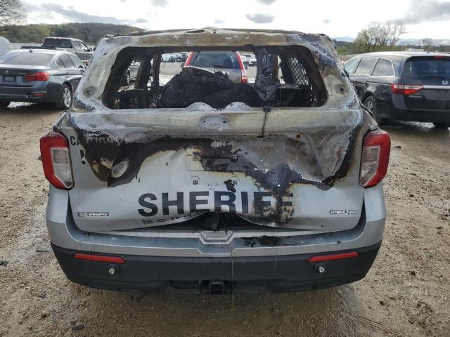 1FM5K8AW6PNA03009 - 2023 FORD EXPLORER POLICE INTERCEPTOR SILVER photo 6
