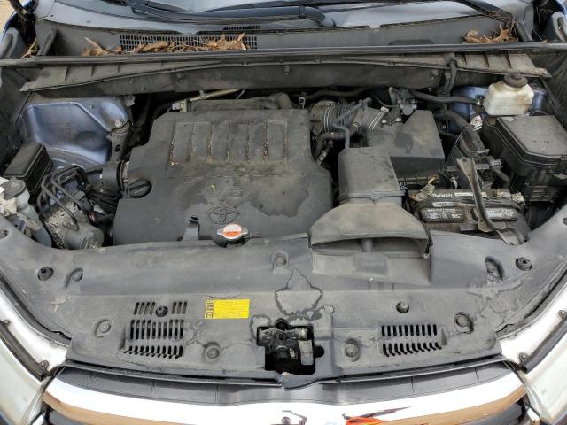 5TDKKRFH1GS131885 - 2016 TOYOTA HIGHLANDER XLE Mavi foto 11