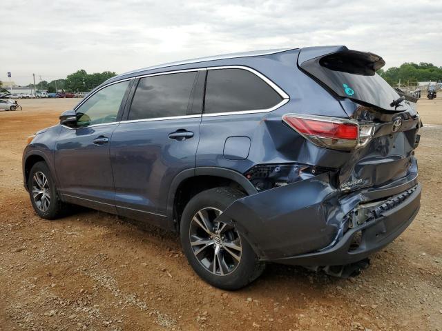 5TDKKRFH1GS131885 - 2016 TOYOTA HIGHLANDER XLE Mavi foto 2