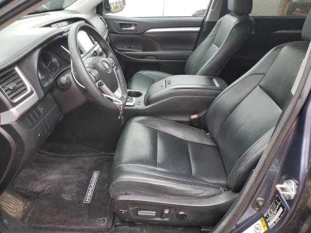 5TDKKRFH1GS131885 - 2016 TOYOTA HIGHLANDER XLE Mavi foto 7