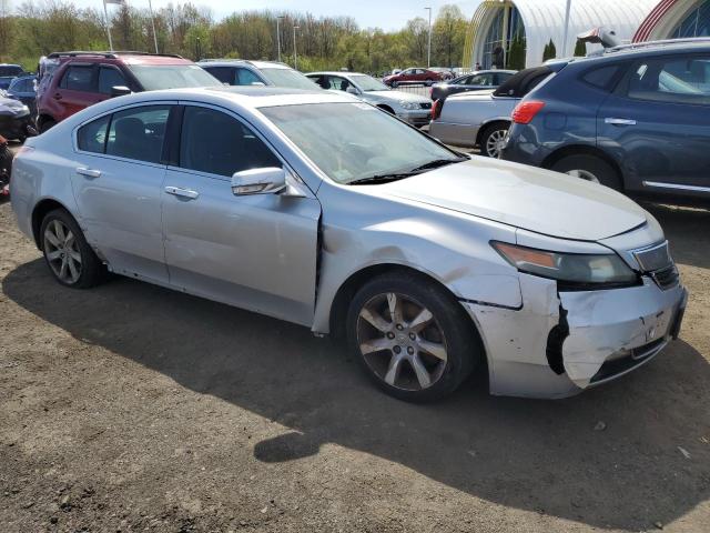 19UUA8F59DA008390 - 2013 ACURA TL TECH SILVER photo 4