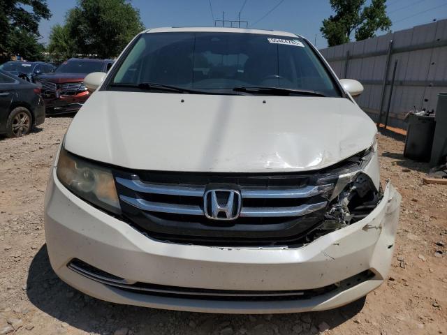 5FNRL5H68EB129052 - 2014 HONDA ODYSSEY EXL WHITE photo 5