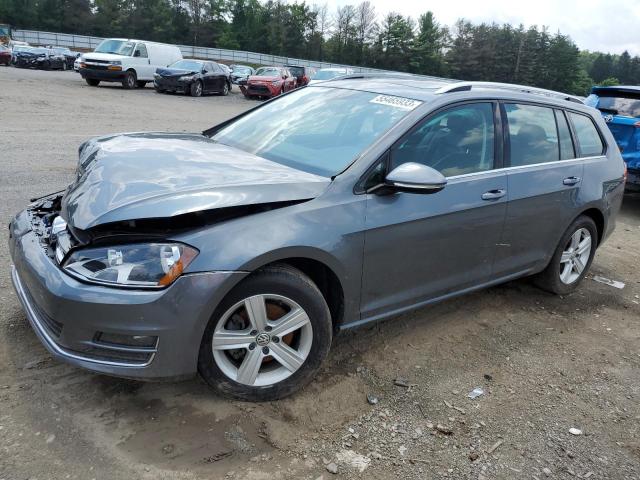 3VWCA7AU8FM509003 - 2015 VOLKSWAGEN GOLF SPORT TDI S GRAY photo 1