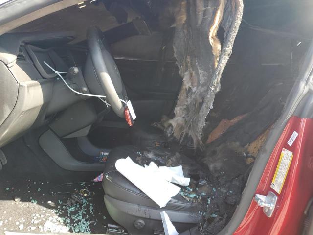 5YJSA1H12EFP64837 - 2014 TESLA MODEL S RED photo 7