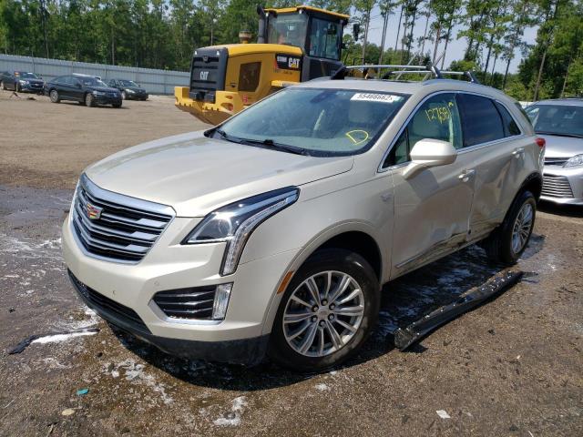 1GYKNBRS1HZ141316 - 2017 CADILLAC XT5 LUXURY GOLD photo 2