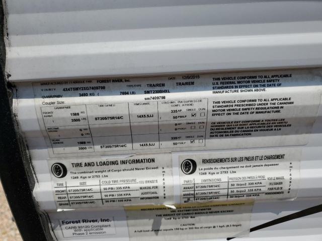 4X4TSMY2XG7409798 - 2016 FORR SALEM Zweifarbig Foto 10