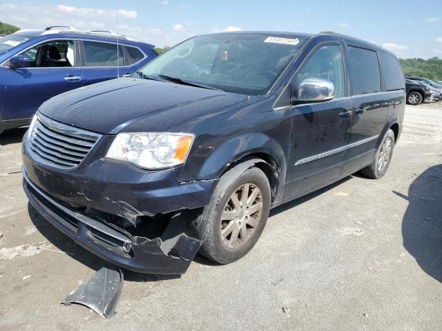 2A4RR8DGXBR614415 - 2011 CHRYSLER TOWN & COU TOURING L BLUE photo 1